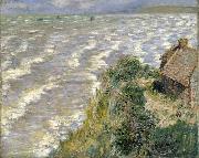 Claude Monet Rising Tide at Pourville (Maree montantea Pourville) Sweden oil painting artist